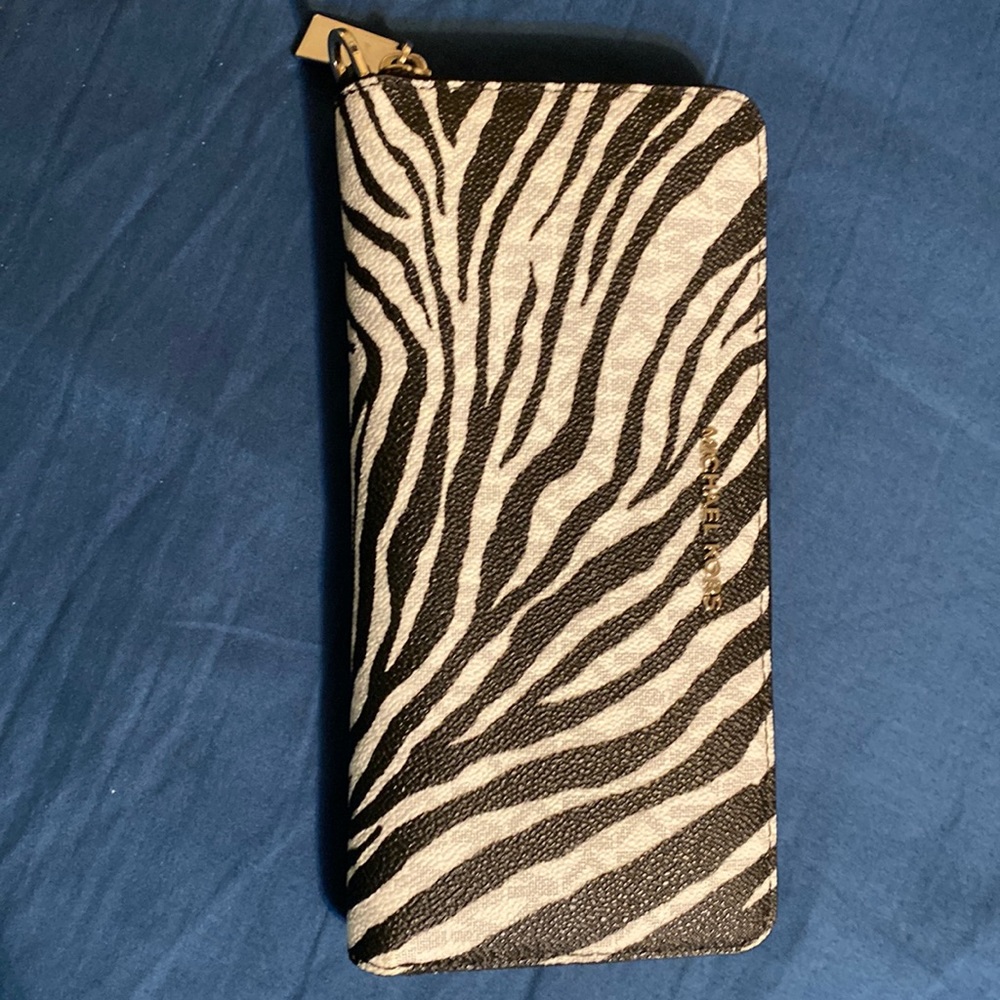 Michael Kors zebra print wallet